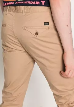 Брюки парусиновые Stuart Classic Regular Fit Scotch & Soda, песочный
