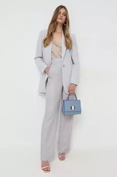 Брюки Patrizia Pepe, серый