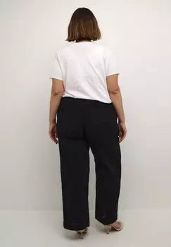 Брюки Paula Kaffe Curve, черные глубокие