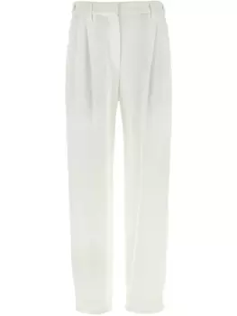 Брюки пике Brunello Cucinelli, белый