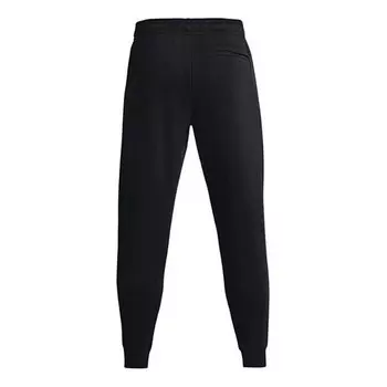 Брюки project rock rival fleece joggers 'black' Under Armour, черный