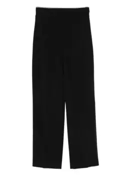 Брюки прямого кроя Alberta Ferretti, черный