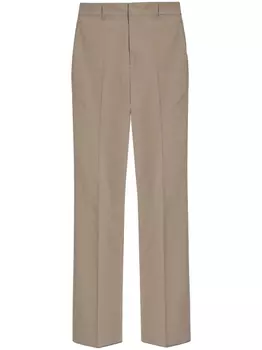 Брюки прямого кроя Emporio Armani, нейтральный