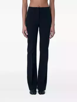 Брюки прямого кроя SPORTMAX, черный