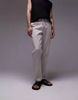 Брюки прямого кроя Topman