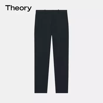 Брюки прямые Theory узкие, синий