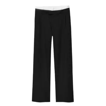 Брюки Pull&Bear Contrast Boxer, черный