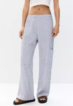 Брюки PULL&BEAR, синий