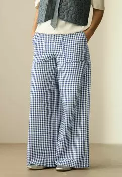 Брюки PULL ON GINGHAM Next, синий