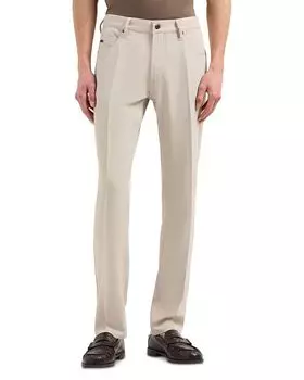 Брюки Regular Fit Stretch Cannette Emporio Armani, коричневый/бежевый