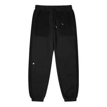 Брюки relaxed sweatpants 'black' Converse, черный