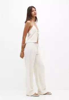 Брюки RUSTIC PULL&BEAR, кремовый