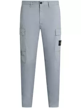 Брюки с эмблемой Stone Island Compass, серый