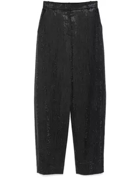Брюки с бисером Alexander Wang, серый