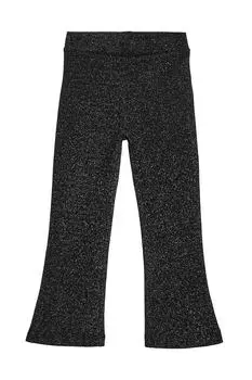 Брюки с гламурным эффектом Marks & Spencer, черный