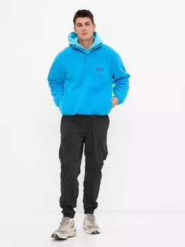 Брюки с карманами Gap, черный