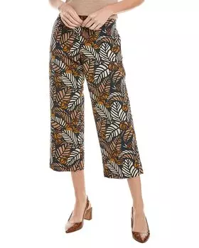 Брюки S Max Mara Arizona из льняной смеси, синий