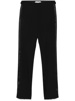 Брюки с полосками от Lanvin, черный
