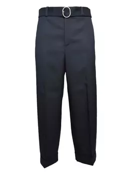 Брюки с поясом Jil Sander, синий