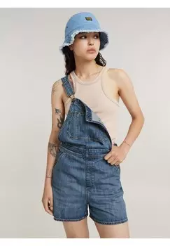 Брюки с уздечкой SHORT DUNGAREE WMN G-STAR, синий