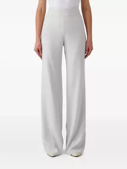Брюки с высокой талией Emporio Armani, серый