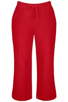 Брюки с загрузочным кроем Ulla Popken, красный