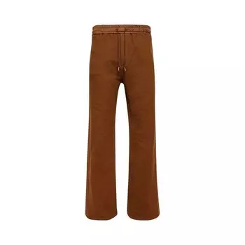 Брюки Saint Laurent Jersey Logo Track Pants Mordore Khaki, оранжевый