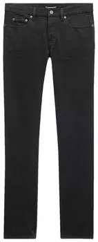 Брюки Saint Laurent Relaxed Slim Pants 'Plain Carbon Black', черный