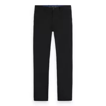 Брюки Scotch & Soda Core Stuart Stretch Fit, черный