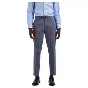 Брюки Selected Liam Slim Fit dress, серый
