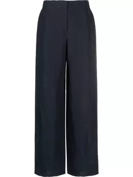 Брюки широкого кроя Giorgio Armani, синий