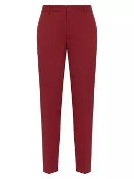 Брюки-сигареты из шерсти Alexander McQueen