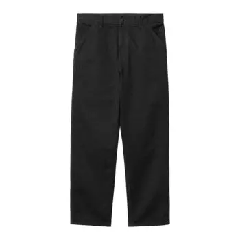 Брюки Single Knee Pants Carhartt Wip, цвет Black Faded