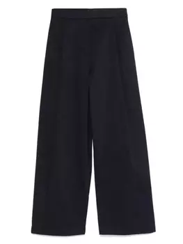 Брюки со складками Emporio Armani, синий