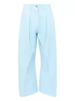 Брюки со складками JW ANDERSON, синий