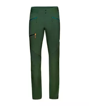 Брюки софтшелл "Курмайор" Mammut, зеленый