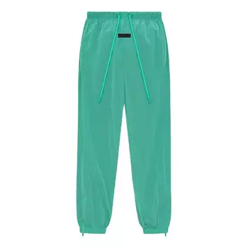 Брюки ss24 crinkle nylon track pants 'mint leaf' Fear Of God Essentials, зеленый