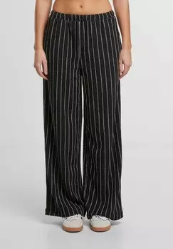 Брюки STRUCTURED STRIPED RELAXED FIT Urban Classics, черный
