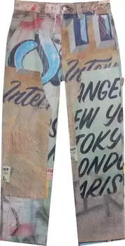 Брюки Stussy Alfonso Canvas Work, мультиколор