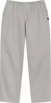 Брюки Stussy Brushed Beach Pant 'Stone', серый
