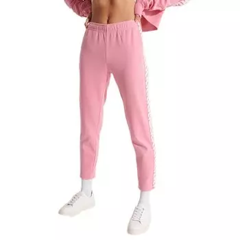 Брюки Superdry Code Tape Track, розовый