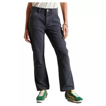 Брюки Superdry High Rise Carpenter, синий