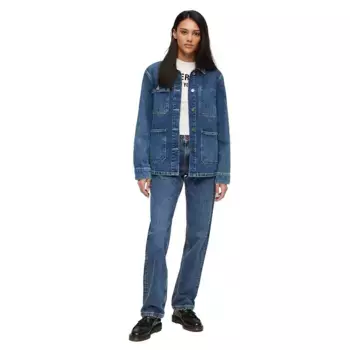 Брюки Superdry Mid Rise Straight Leg, синий
