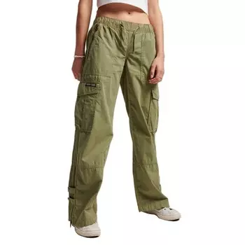 Брюки Superdry Vintagre LR cargo, зеленый