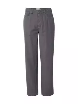 Брюки свободного кроя TOPMAN, темно-серый