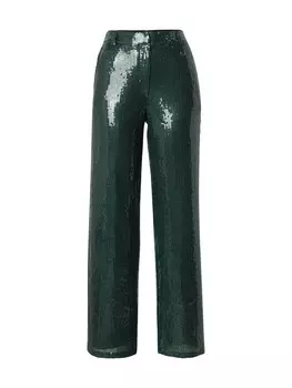 Брюки свободного кроя TOPSHOP, изумрудный