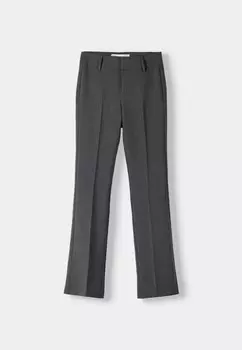 Брюки TAILORED Bershka, темно-серый