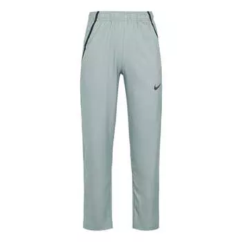 Брюки team woven tattingcasual long pants men grey gray Nike, серый