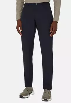 Брюки Tech Stretch Boggi Milano, цвет navy blue