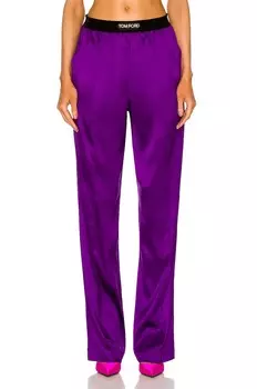 Брюки Tom Ford Satin, цвет Amethyst